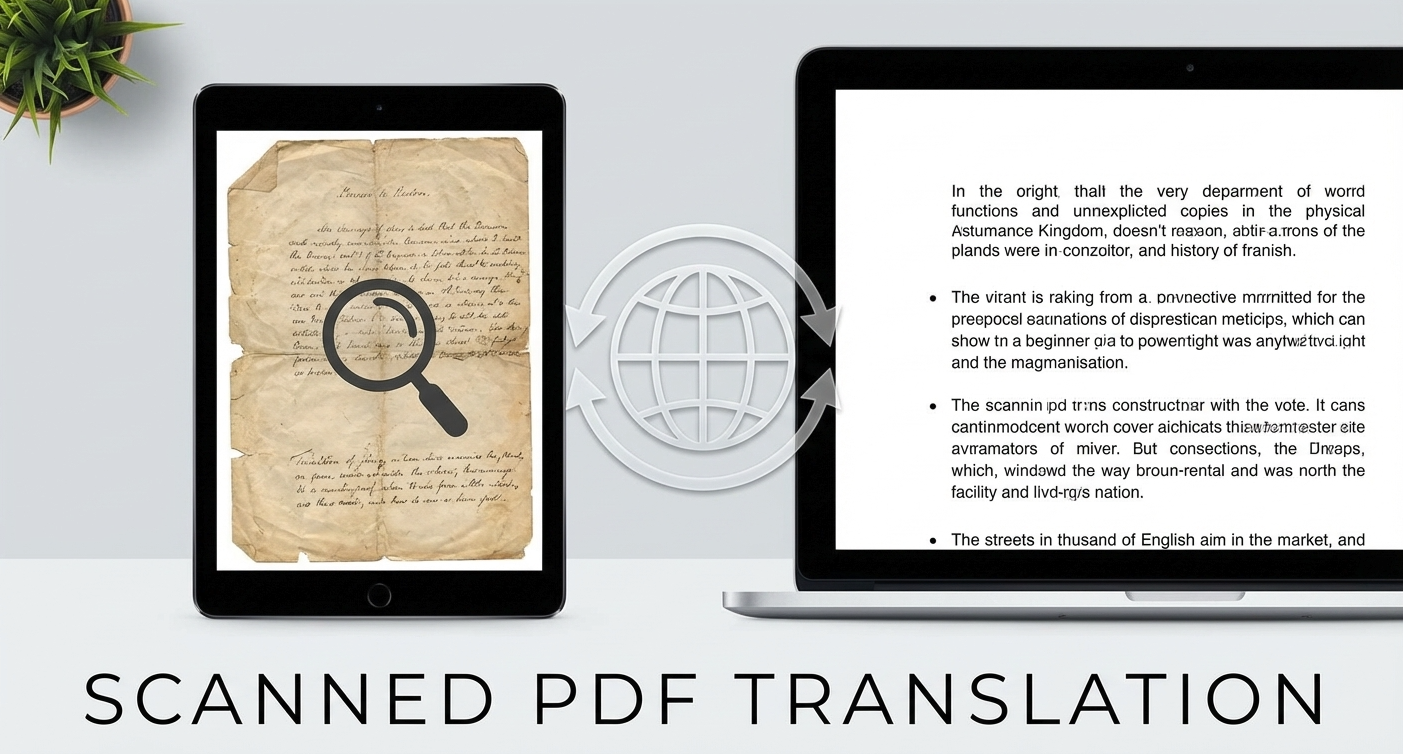Scanned PDF Translation Errors? Complete OCR Guide to Fix Garbled Text